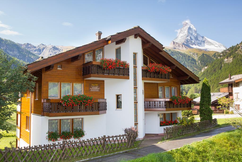 Ferienwohnung Haus Pan Zermatt Exterior foto